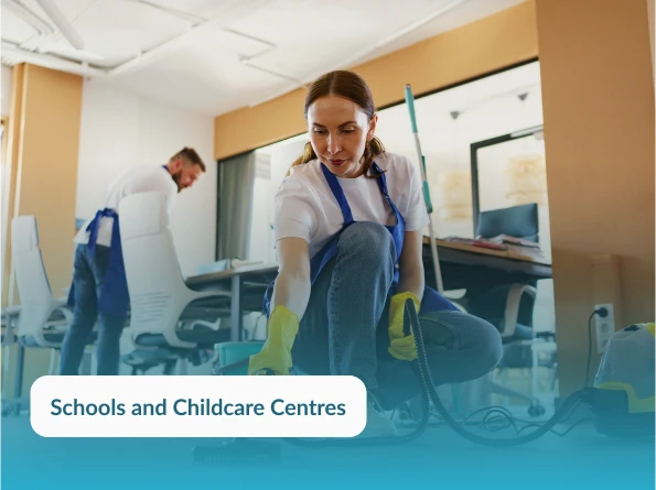 GleamClean WA cleaners providing school and childcare cleaning in Perth – safe and hygienic environments for students and staff.